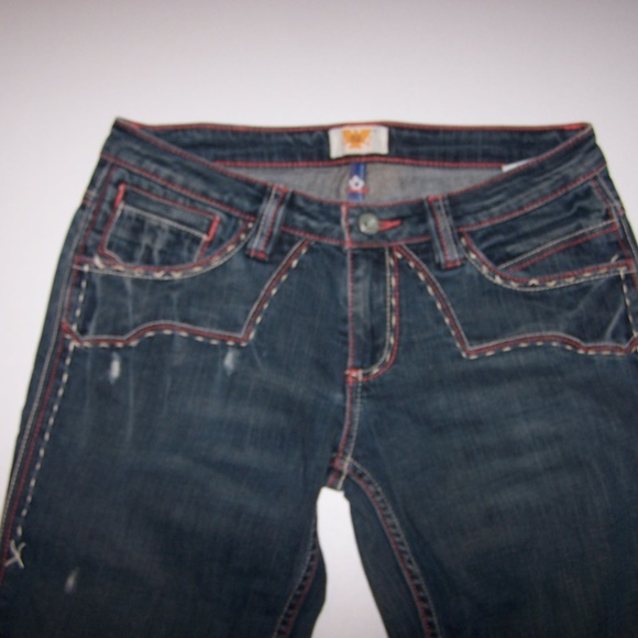 Antik Denim Stretch Distressed Jeans Size 28 - Picture 4 of 5